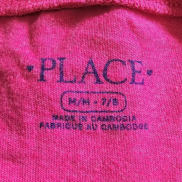 Childrens Place Girls M 7 8 Short Sleeve T Shirt Top Diamond Stars Gamepad - Picture 7 of 8